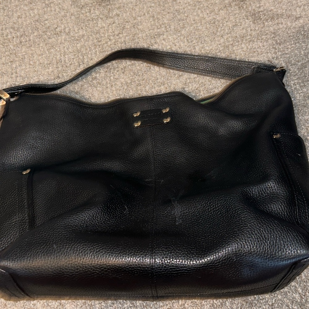 Kate Spade Black Leather Tote
